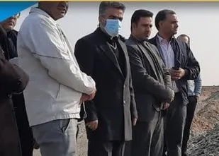 بازدید فرماندار پیشوا از معدن شن و ماسه در روستای شعیب آباد