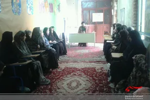 پاسداشت چهل سالگی بسیج در حوزه حضرت معصومه(س) صالح&zwnj;آباد