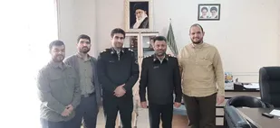 دیدار مسئول بسیج رسانه پیشوا با معاون فرهنگی اجتماعی فرماندهی انتظامی شرق استان تهران