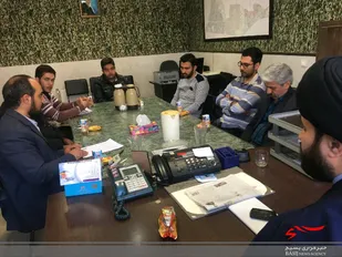 جلسه مسئول و مدیران شعب حوزه نمایندگی ولی فقیه حوزه ۱۵ حضرت روح&zwnj;الله (ره)