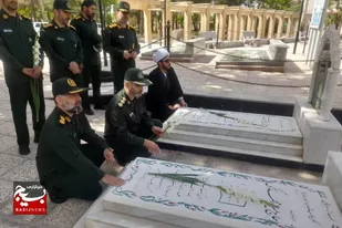 تجدید میثاق فرمانده سپاه نهاوند با آرمان&zwnj;های شهدا