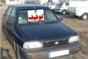 توقیف خودروی پراید با 26 میلیون و 700 هزار ریال خلافی در تاکستان