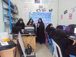 آموزش و مسابقه وبلاگ نویسی پایگاه شهیده بنت الهدی برگزار شد