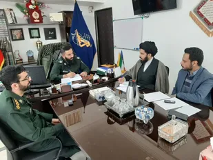 نشست قرارگاه صالحین سپاه ناحیه پیشوا