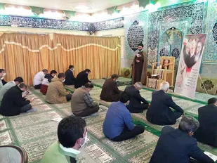 برگزاری مراسم اولین سالگرد شهادت سردار سلیمانی در شرکت نفت منطقه شاهرود