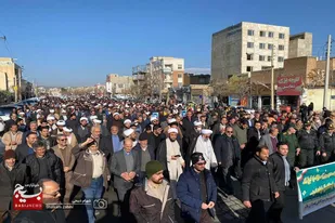 راهپیمایی باشکوه ۹دی در ملایر برگزار شد