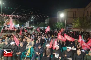 مراسم بزرگداشت شام غریبان امام شهید در فامنین برگزار شد