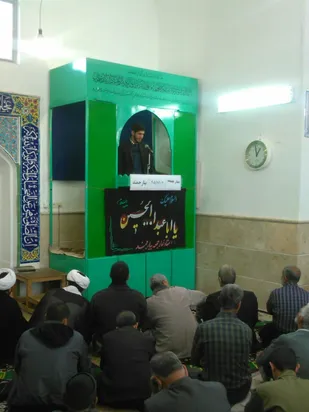 حضور نمایندگان بسیج دانشجویی در نمازجمعه شهرهای کلاته خیج، میامی و بیارجمند