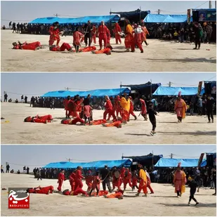 مراسم تعزیه خوانی در گتوند برگزار شد