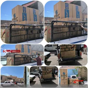 سری کامل جهیزیه به دوزوج جوان نیازمند اهداء گردید.