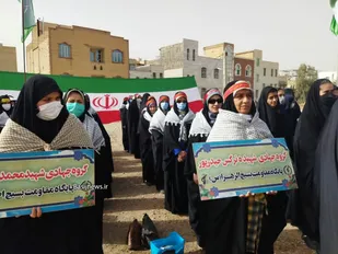 افتتاح رزمایش جهادگران فاطمی با اجتماع بزرگ جهادگران بسیجی در سمنان