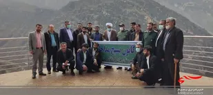 بازدید بسیجیان مداح از سد کارون ۴