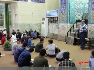آئین افتتاحیه طرح جوانه&zwnj;های صالحین پایگاه شهید رجایی