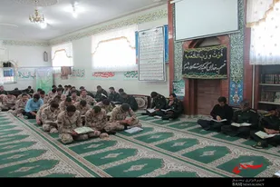 محفل انس با قرآن در سپاه تویسرکان