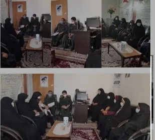 دیدار فرمانده ناحیه  سپاه حاجی آباد با فرماندهان پایگاههای مقاومت بسیج خواهران بخش مرکزی