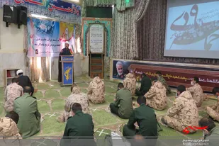 بزرگداشت حماسه ۹ دی در تیپ انصارالحسین (ع) همدان