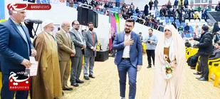 جشن انقلاب و ازدواج ۱۱۴ زوج جوان در شاهرود برگزار شد+ تصاویر
