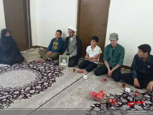 دیدار با خانواده شهدا در جاجرم