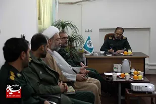 بازدید فرمانده سپاه امام علی بن ابیطالب(ع) از سازمان بسیج حقوقدانان قم