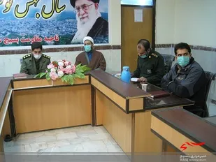 برگزاری جلسه ویدئوکنفرانس قرارگاه هدایت سیاسی سپاه جوانرود