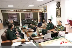 دیدار فرمانده سپاه استان سمنان با فرمانده قرارگاه عملیاتی لشکر ۵۸ ذوالفقار