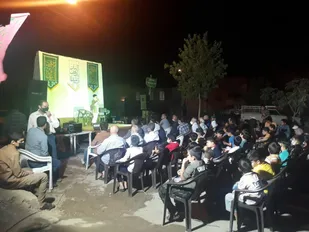 مراسم جشن دهه کرامت در محله اسلامی مهدیه شاهرود برگزار شد