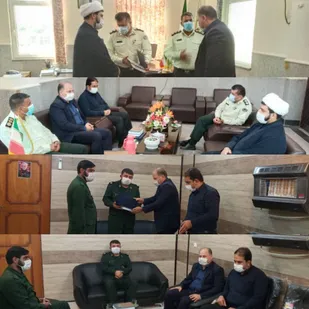 تقدیر رئیس اداره فرهنگ و ارشاد اسلامی از فرمانده ناحیه گتوند