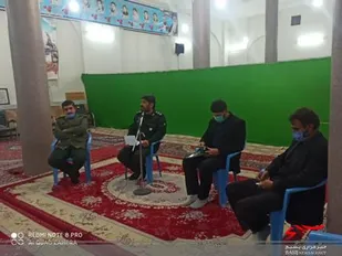 مراسم تکریم ومعارفه فرمانده پایگاه شهید احمدی کافشان