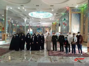 تجدید میثاق دانش آموزان سرخه ای با شهدا
