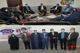 دیدار پرسنل ثبت احوال هيرمند با امام جمعه شهرستان