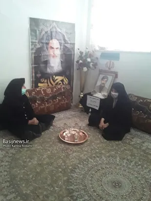 دیدار با خانواده های جانبازان در کرمانشاه