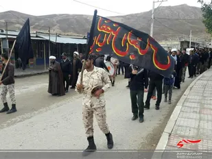 قافله عزاداری 28 صفر در کوهرنگ
