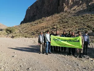 همایش کوهنوردی بسیجیان حوزه عشایری ثارالله شهرستان خاتم