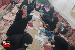 مسابقه نقاشی با موضوع غزه در گناوه برگزار شد