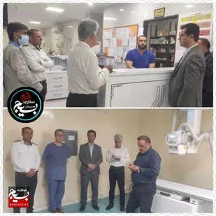 بازدید سرزده دادستان دادسرای عمومی و انقلاب هندیجان ،از بیمارستان شهدا،هندیجان