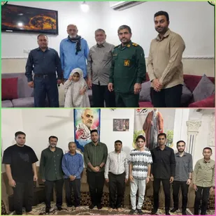 دیدار و تجلیل از جانبازان و رزمندگان پیشکسوت بسیجی هندیجان