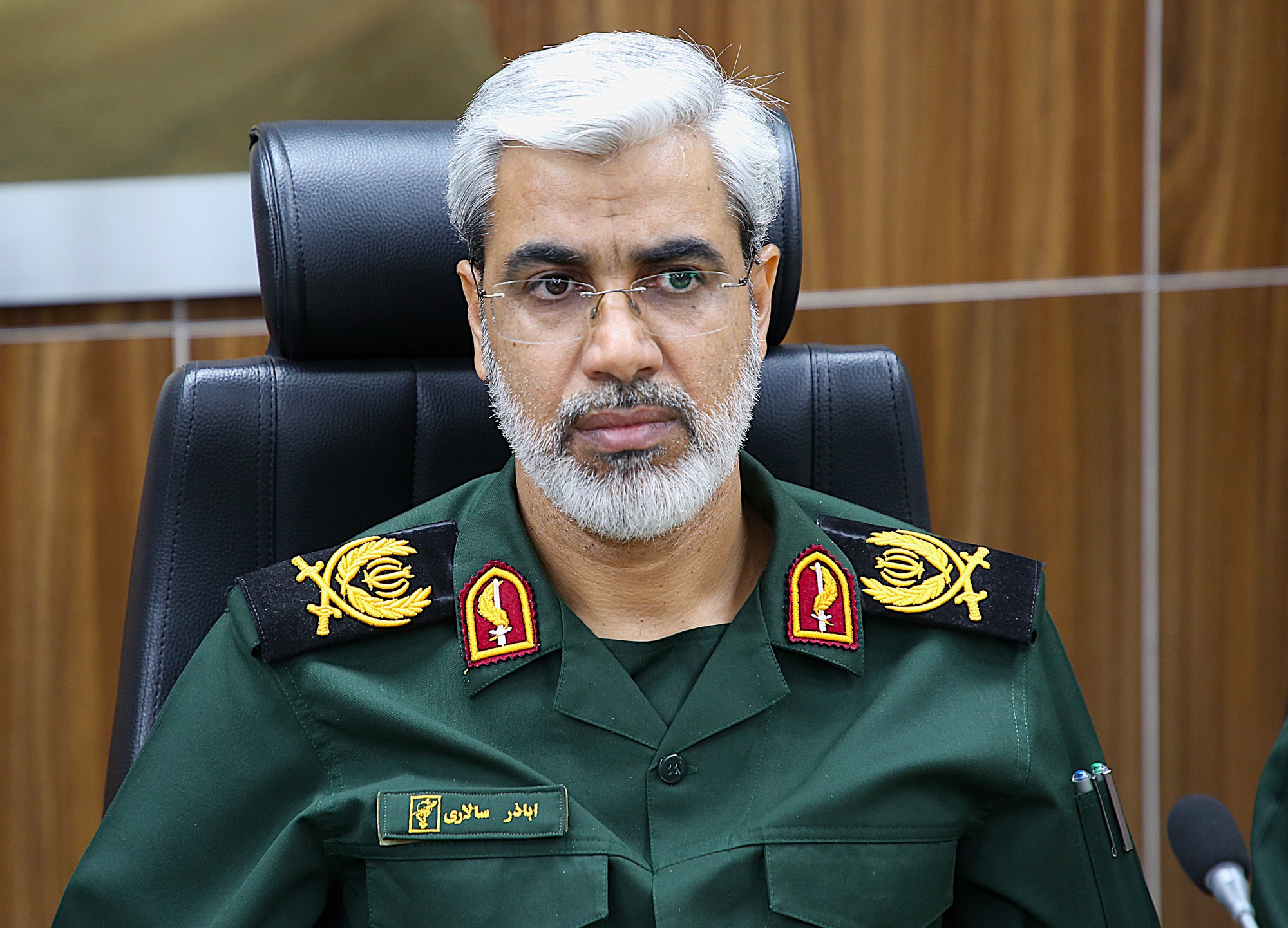 معاون بسیج مساجد و محلات سازمان بسیج مستضعفین در پی شهادت بسیجی مدافع انقلاب