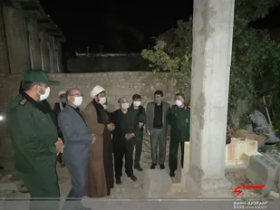 بازدید سردار چمن از پروژه های محرومیت زدایی سپاه شیروان