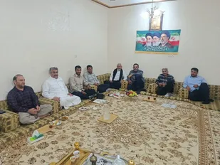 تجدید میثاق پایوران گردان شهید احمد حیاری شهرستان شوش با جانباز و ایثارگر دفاع مقدس