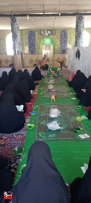مراسم سوگواری بانوی کرامت در شهر وردنجان