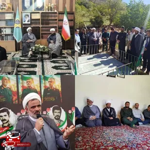 یادواره شهدای بخش موگویی/ دیدار با امام جمعه و خانواده شهدا