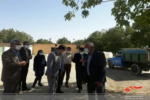 بازدید فرماندار و رئیس جهاد کشاورزی نهاوند از روستای توانه