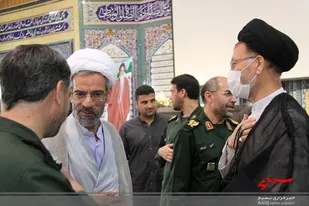 مراسم تکریم و معارفه مسئول دفتر نمایندگی، ولی فقیه در لشکر عملیاتی مردم پایه پنج نصر