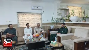 دیدار فرمانده مرزبانی با فرمانده سپاه شهرستان راسک