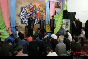 حضور خادمان رضوی در شاهزاده حسین(ع) همدان