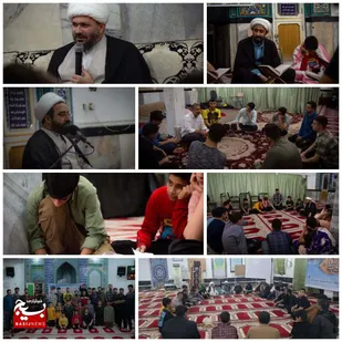حضور پرشور نوجوانان و جوانان شهرستان گتوند در مراسم اعتکاف + تصاویر