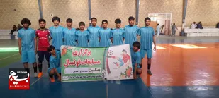 برگزاری مسابقات فوتسال به مناسبت هفته دفاع مقدس در شهرستان سراوان