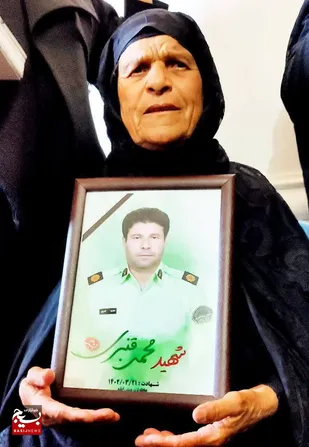 مادر ایران ؛در وصف مادر شهید والامقام شهید سرگرد محمد قنبری