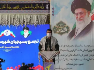 همایش اقتدار بسیجیان فیروزکوه برگزار شد