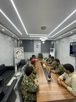 برگزاری نشست بصیرتی با بسیجیان سلمان فارسی در بخش شهاب جزیره قشم
